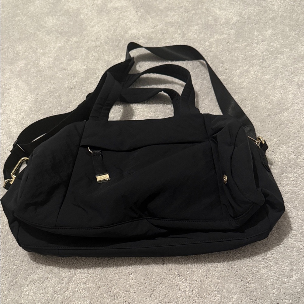 lululemon athletica Black Tote with Gold Accents